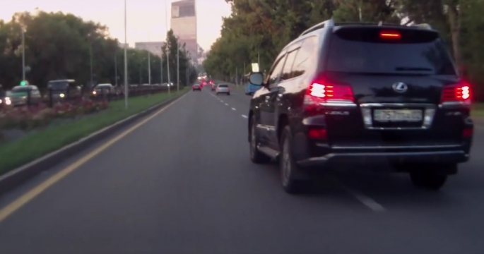 "Подрезавшего" авто в Алматы водителя Lexus наказали