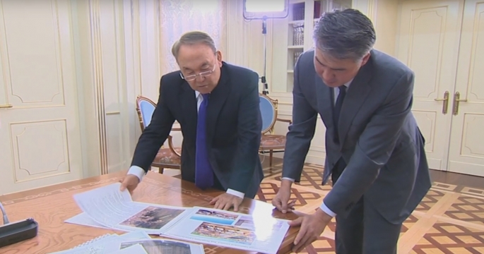 Назарбаев встретился с акимом Астаны