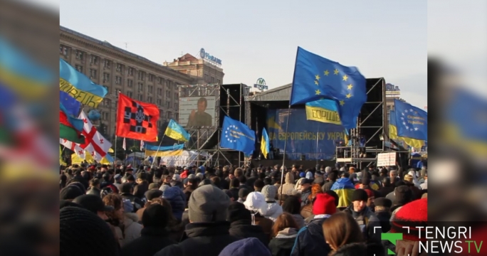 Казахстанцам передают приветы с Евромайдана