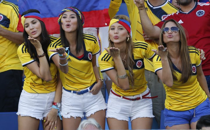 Болельщицы сборной Колумбии. ©REUTERS