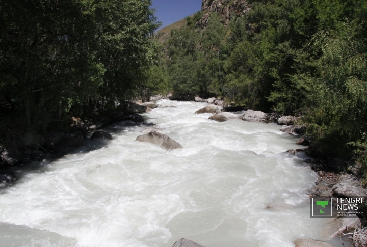 Выше по течению вода уже намного чище. ©Дмитрий Хегай