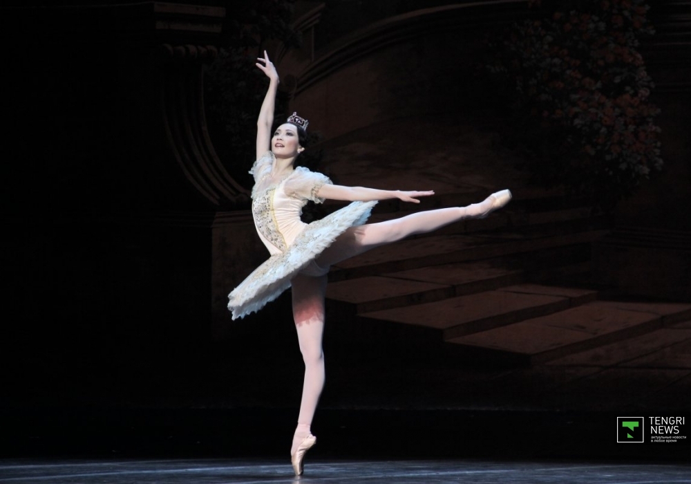 Отрывок из балета "Спящая красавица" в исполнении Айгерим Бекетаевой. ©Айжан Тугельбаева