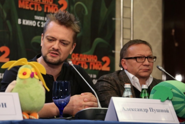 На пресс-конференции в Москве. Фото ©Геннадий Авраменко специально для Sony Pictures
