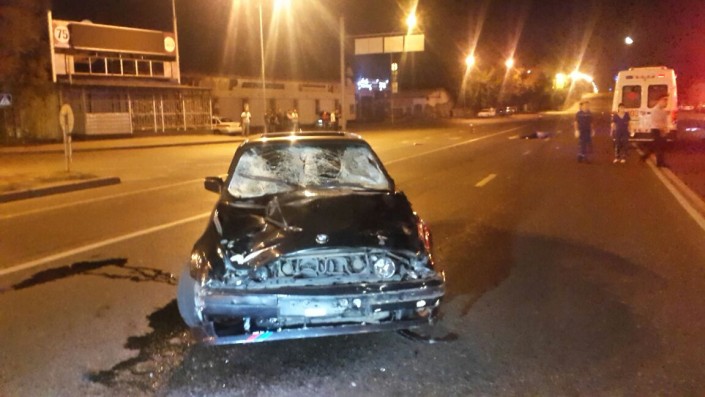 В Алма-Ате автомобиль «БМВ» насмерть сбил четырех пешеходов