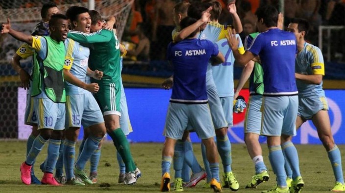 Вошли в историю: "Астана" пробилась в групповой этап Лиги чемпионов