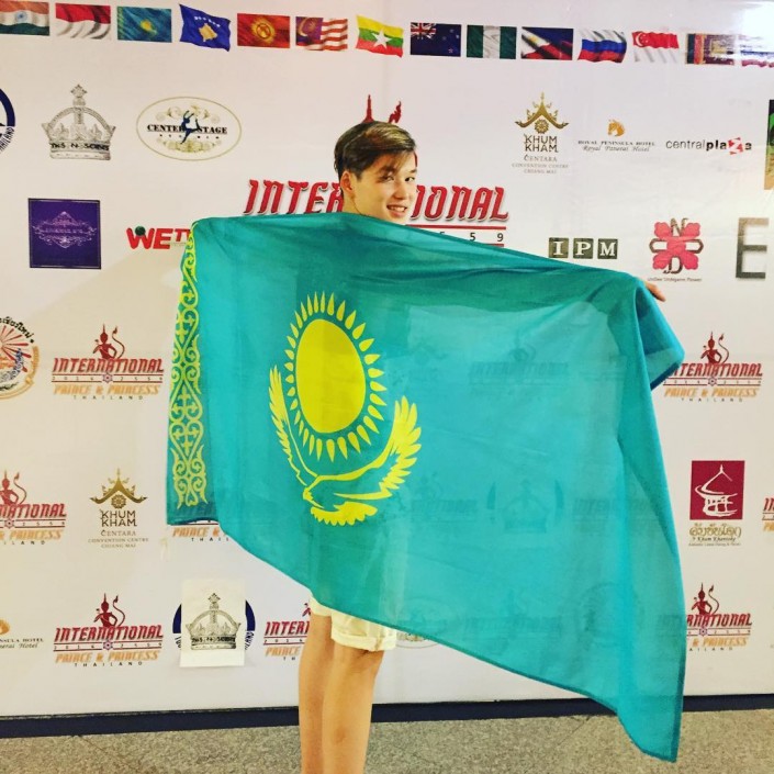 16-летний казахстанец занял I место в конкурсе красоты в Таиланде