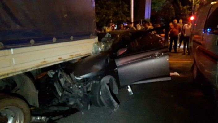 9 человек пострадали в результате ДТП двух машин поздно ночью в Алматы
