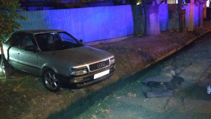 В Алматы иностранная машина сбила 2-х пешеходов, один умер на месте