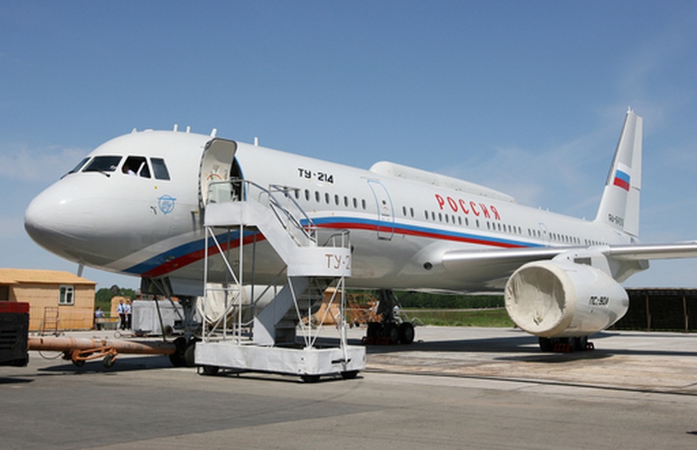 Самолет Президента России Ту-214. Фото РИА НОВОСТИ©