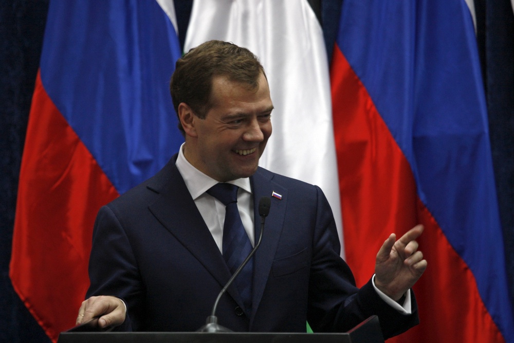 Дмитрий Медведев. Фото REUTERS/Mohamad Torokman©
