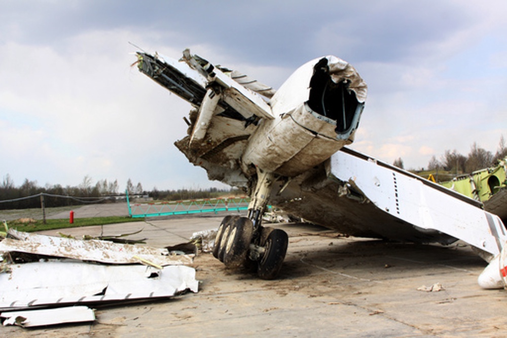 Обломки польского правительственного самолета Ту-154. Фото РИА Новости©