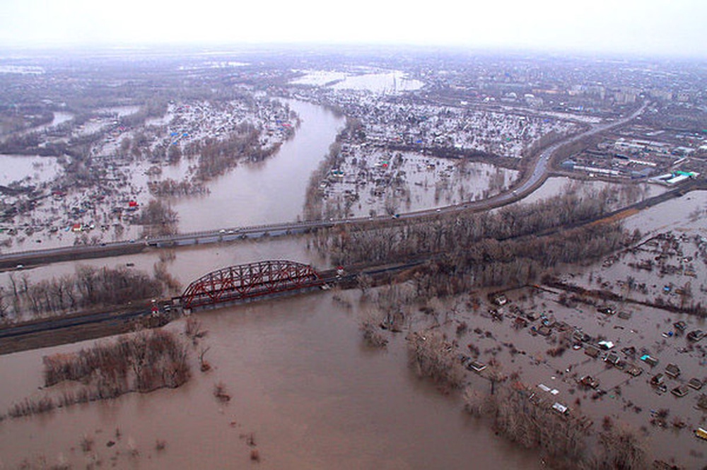 Наводнение в Уральске