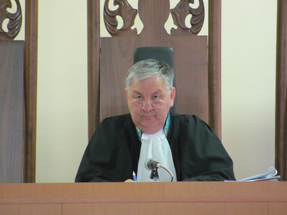 Судья специализированного межрайонного суда по уголовным делам Астаны Мейрам Жангуттинов  