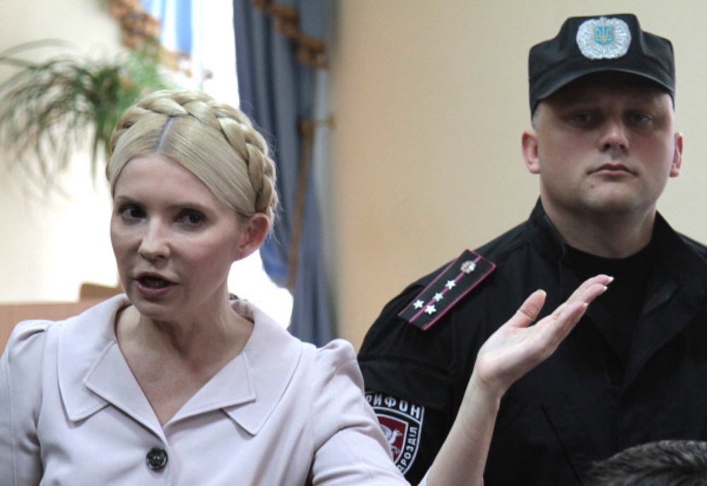 Экс-премьер Юлия Тимошенко в зале суда. Фото РИА Новости. 