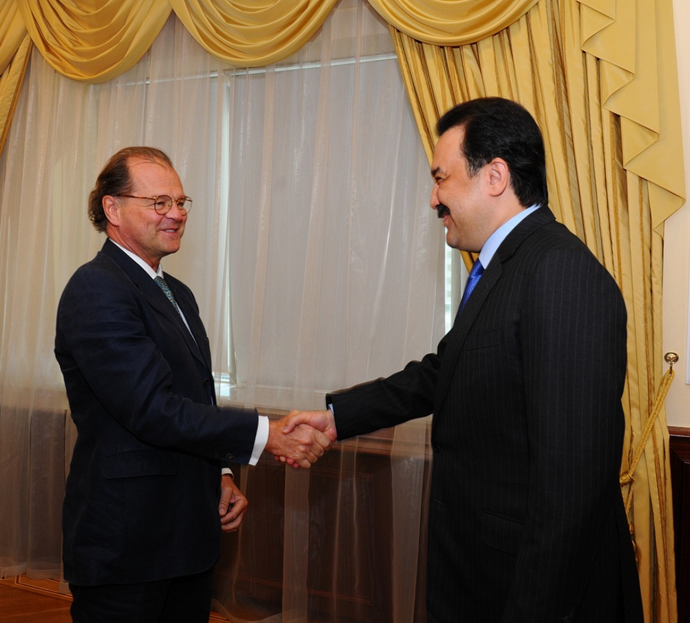 Премьер-министр РК Карим Масимов встретился с управляющим директором ЕБРР Оливье Декамом. Фото с сайта flickr.com