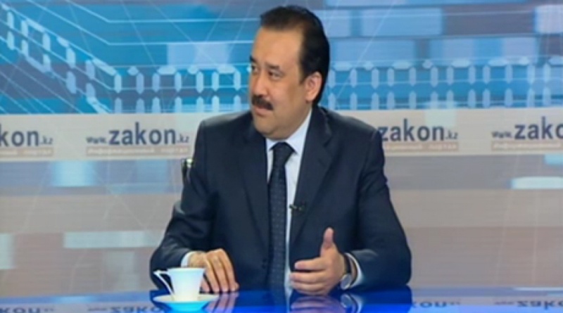 Премьер-министр Республики Казахстан Карим Масимов. Скриншот трансляции на сайте zakon.kz