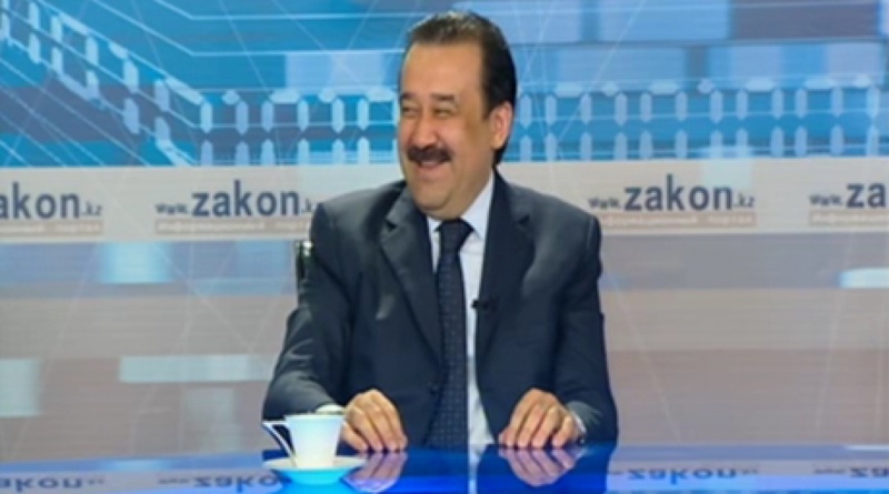 Премьер-министр Республики Казахстан Карим Масимов. Скриншот трансляции на сайте zakon.kz