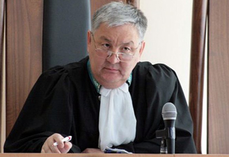 Судья по делу Доскалиева Мейрам Жангуттинов. Фото с сайта azattyq.org