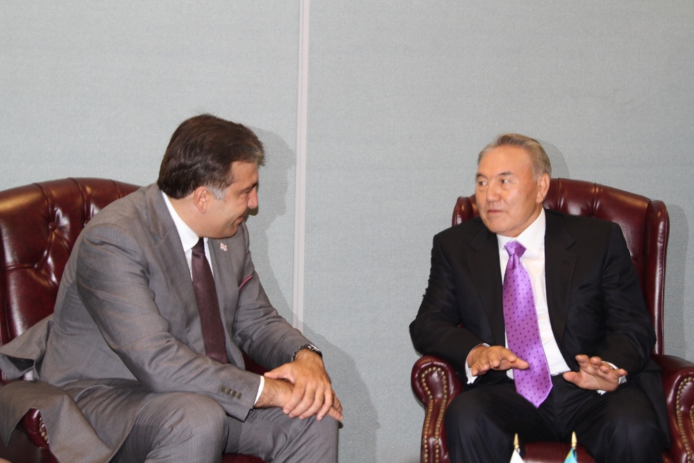 Двусторонняя встреча президентов Казахстана и Грузии