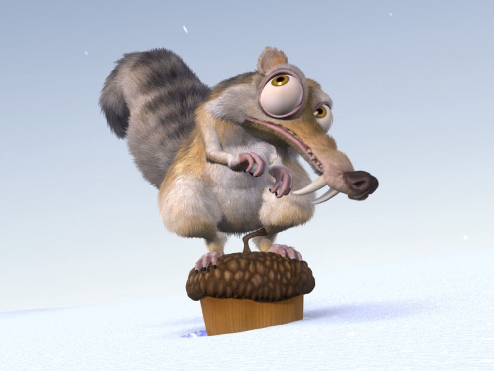 Кадр из мультфильма "Ледниковый период"