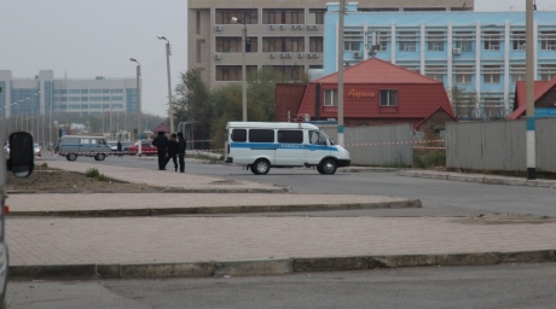 Полиция неподалеку от места взрыва смертника. Фото Дмитрий Дубовицкий©
