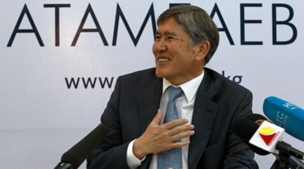 Президент Кыргызстана Алмазбек Атамбаев. Фото из архива Tengrinews.kz