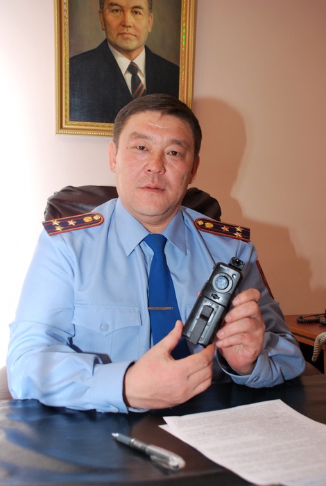 Начальник транспортной полиции Казахстана Ерлан Исабеков