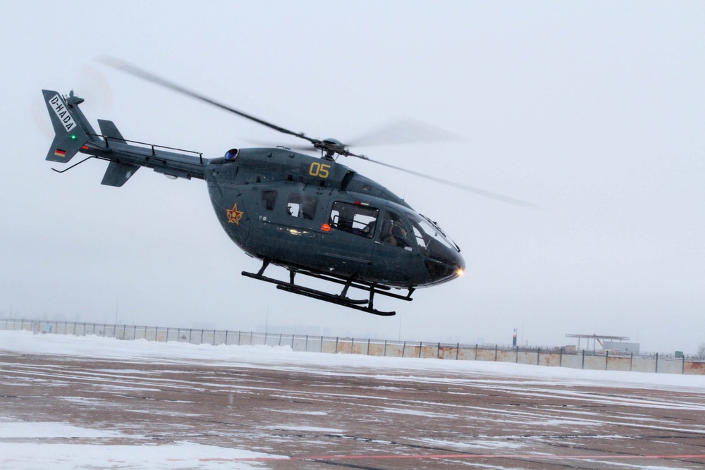 Тестовый полет первого казахстанского вертолета©Даниал Окасов