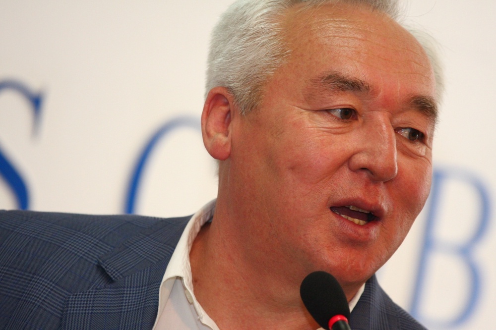 Глава союза журналистов Казахстана Сейтказы Матаев. Фото Владимир Дмитриев©