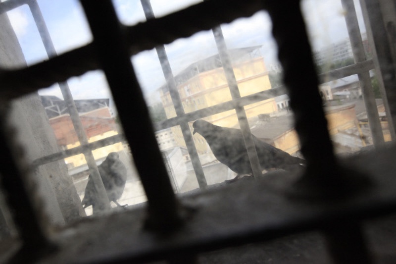Решетки на окнах тюремной камеры. Фото РИА Новости©
