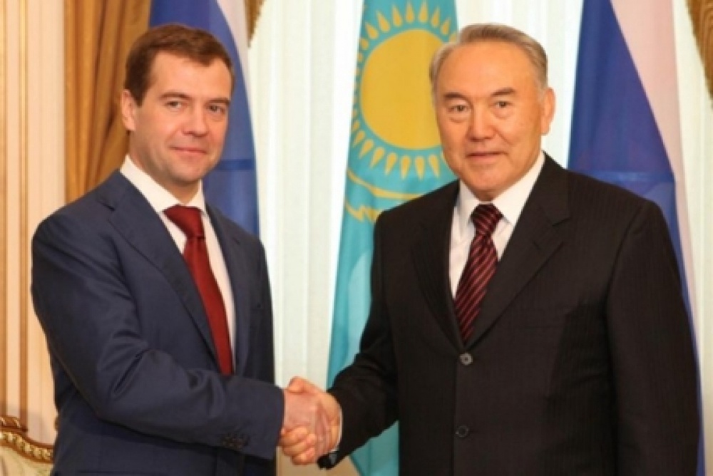 Дмитрий Медведев и Нурсултан Назарбаев. Фото с сайта kazakstan.kz