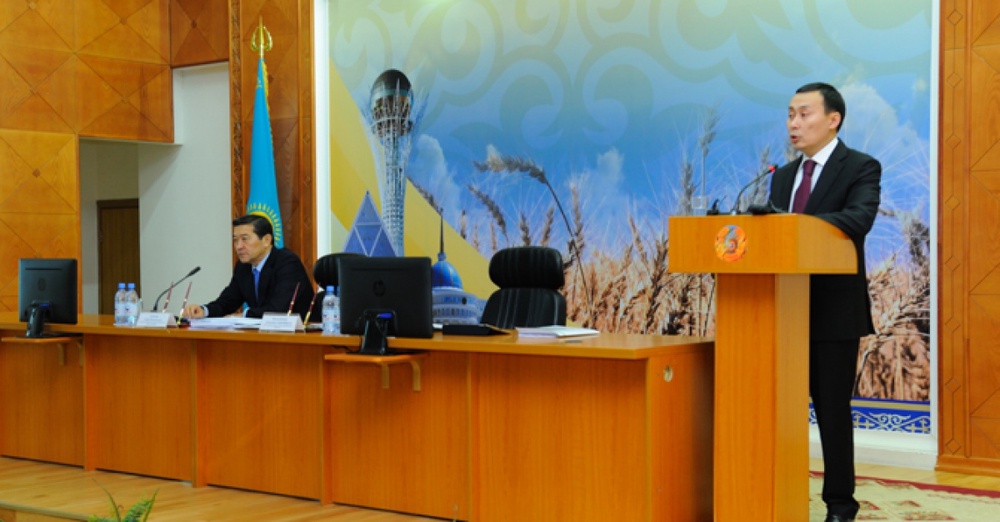 Расширенное заседание коллегии Министерства сельского хозяйства. Фото с сайта pm.kz