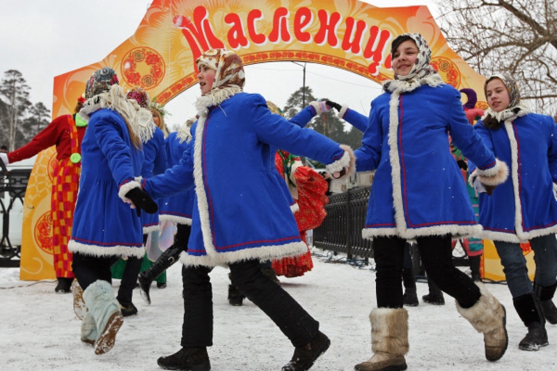 Празднование Масленицы. Фото РИА Новости