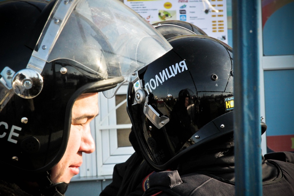 Сотрудники полиции. Фото Даниал Окасов©
