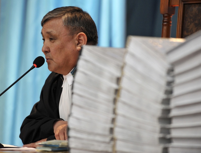 Аралбай Нагашыбаев. Суд в Жанаозене. Фото REUTERS©