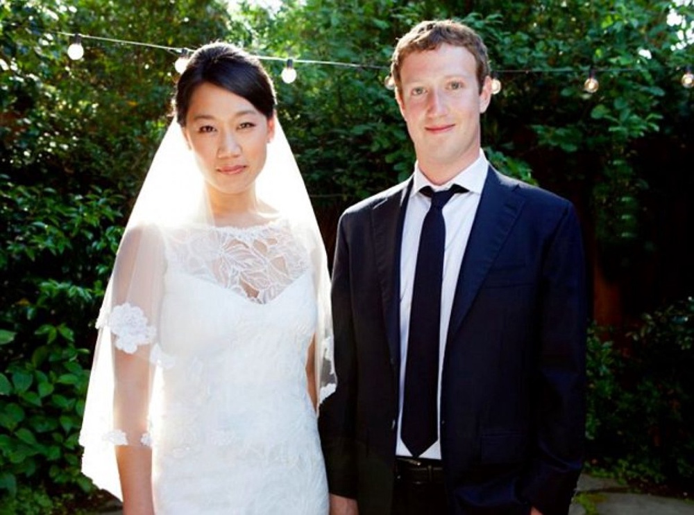 Присцилла Чан и Марк Цукерберг. Фото со страницы Цукерберга на Facebook