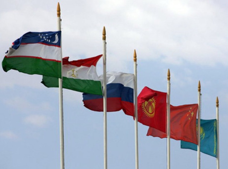 Флаги стран-участниц ШОС. Фото ©РИА НОВОСТИ