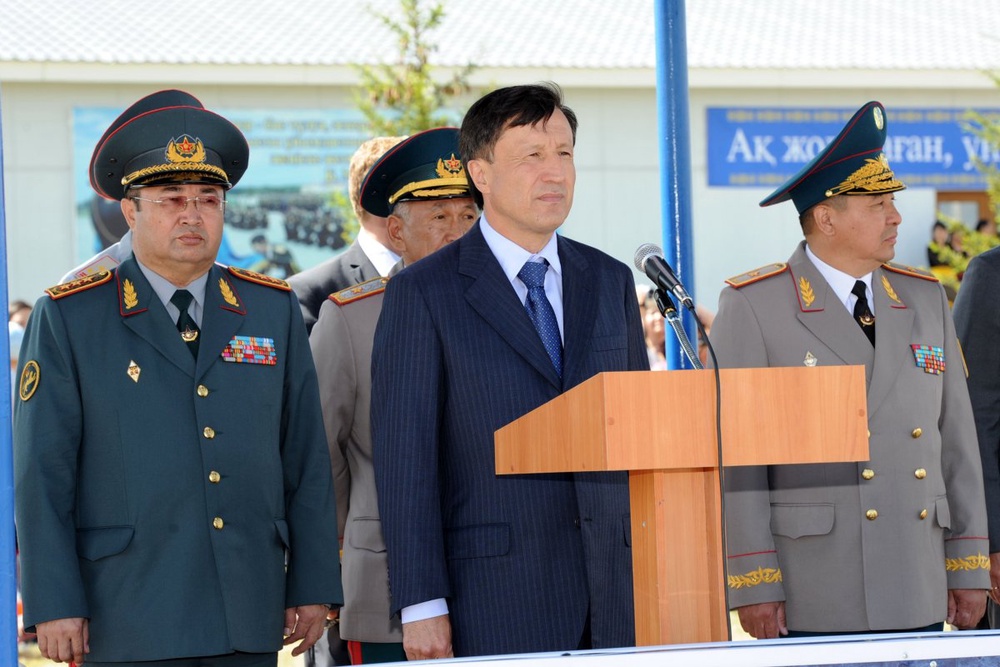 Министр обороны Казахстана Адильбек Джаксыбеков. Фото Ермек Сарбасов ©   