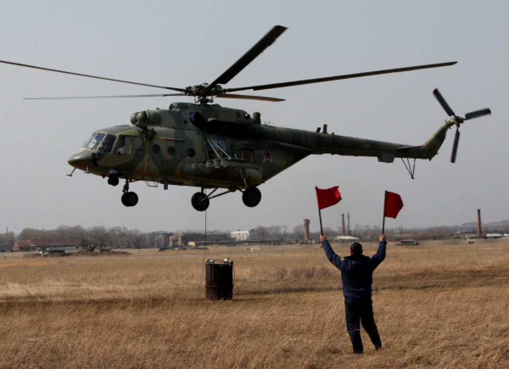 Транспортный вертолет Ми-8. Фото РИА Новости©