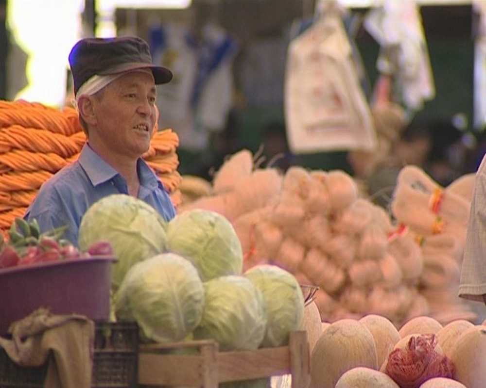 Овощной рынок в Кыргызстане. Фото Tengrinews©