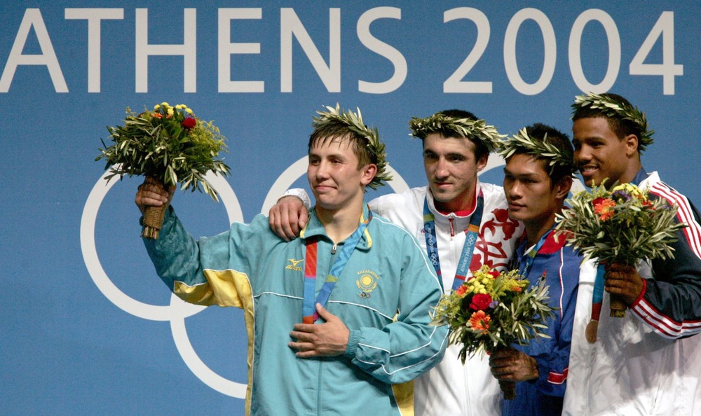 Серебряный призер Олимпиады 2004 года Геннадий Головкин. Фото REUTERS/Jeff J Mitchell UK©