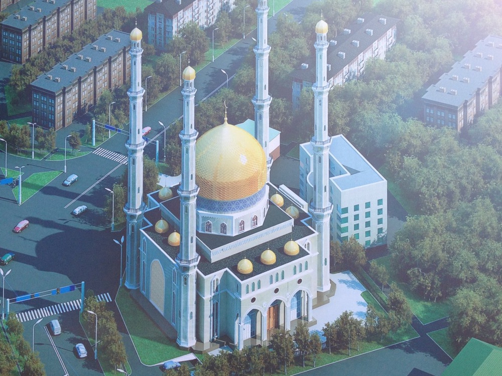 Вот такой будет мечеть на месте казино. ©Роза Есенкулова