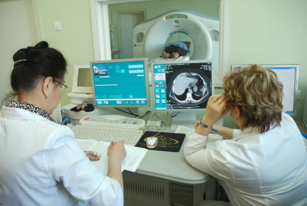 Отделение компьютерной томографии диагностического центра. Фото ©РИА Новости