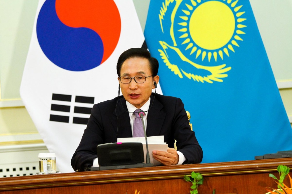 Президент Южной Кореи Ли Мен Бак. Фото ©Даниал Окасов