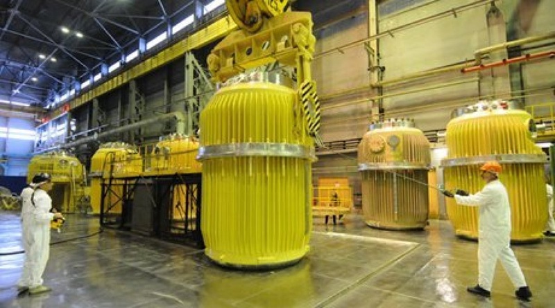 Контейнеры для хранения ядерного топлива. Фото ©РИА Новости