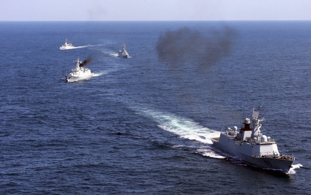 Военные корабли Китая в Восточно-Китайском море. Фото ©REUTERS