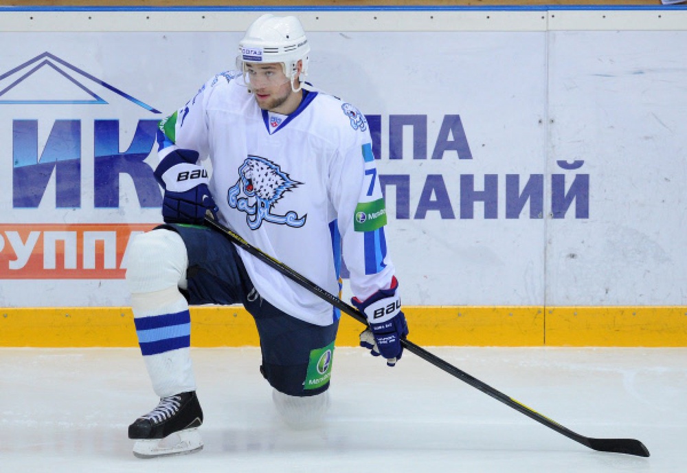 Игрок "Барыса" Виктор Хедман. Фото РИА Новости