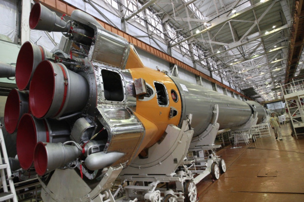 В цехе сборки ракетных двигателей. Фото РИА Новости©