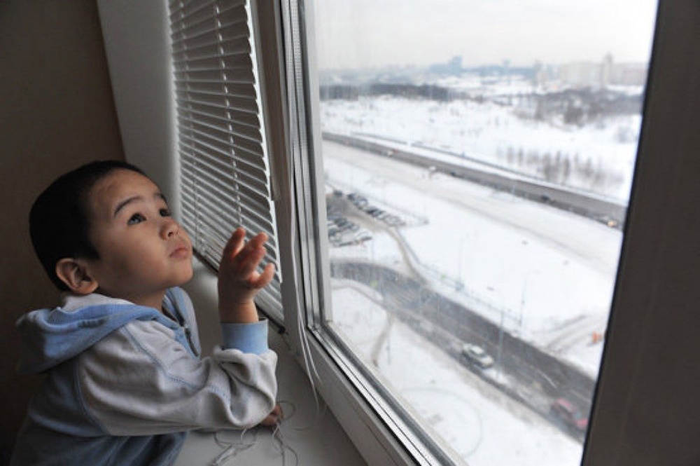 Шестилетний Бауржан, сын Бакии. Фото ©РИА Новости/Артем Житенев
