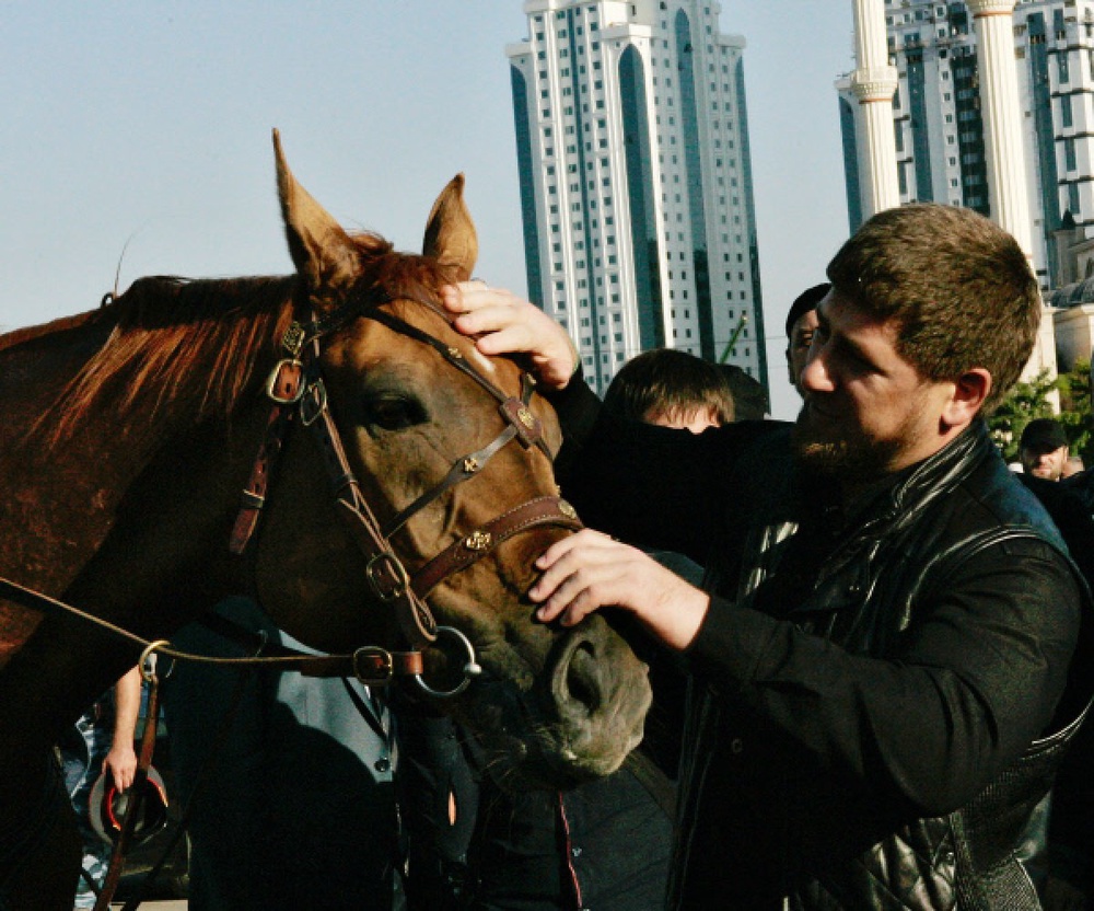 Глава Чечни Рамзан Кадыров на 1-ом Фестивале верховой езды в Грозном. Фото ©РИА Новости